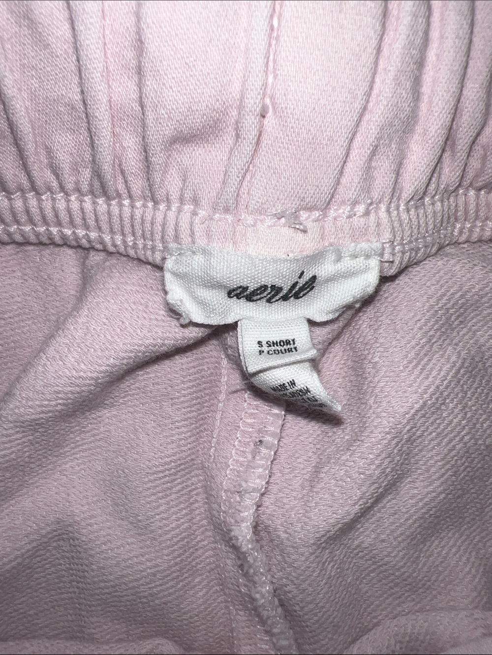 Aerie Daydream Denim Stretch Trouser Small Short onPink Petal - Picture 3 of 13
